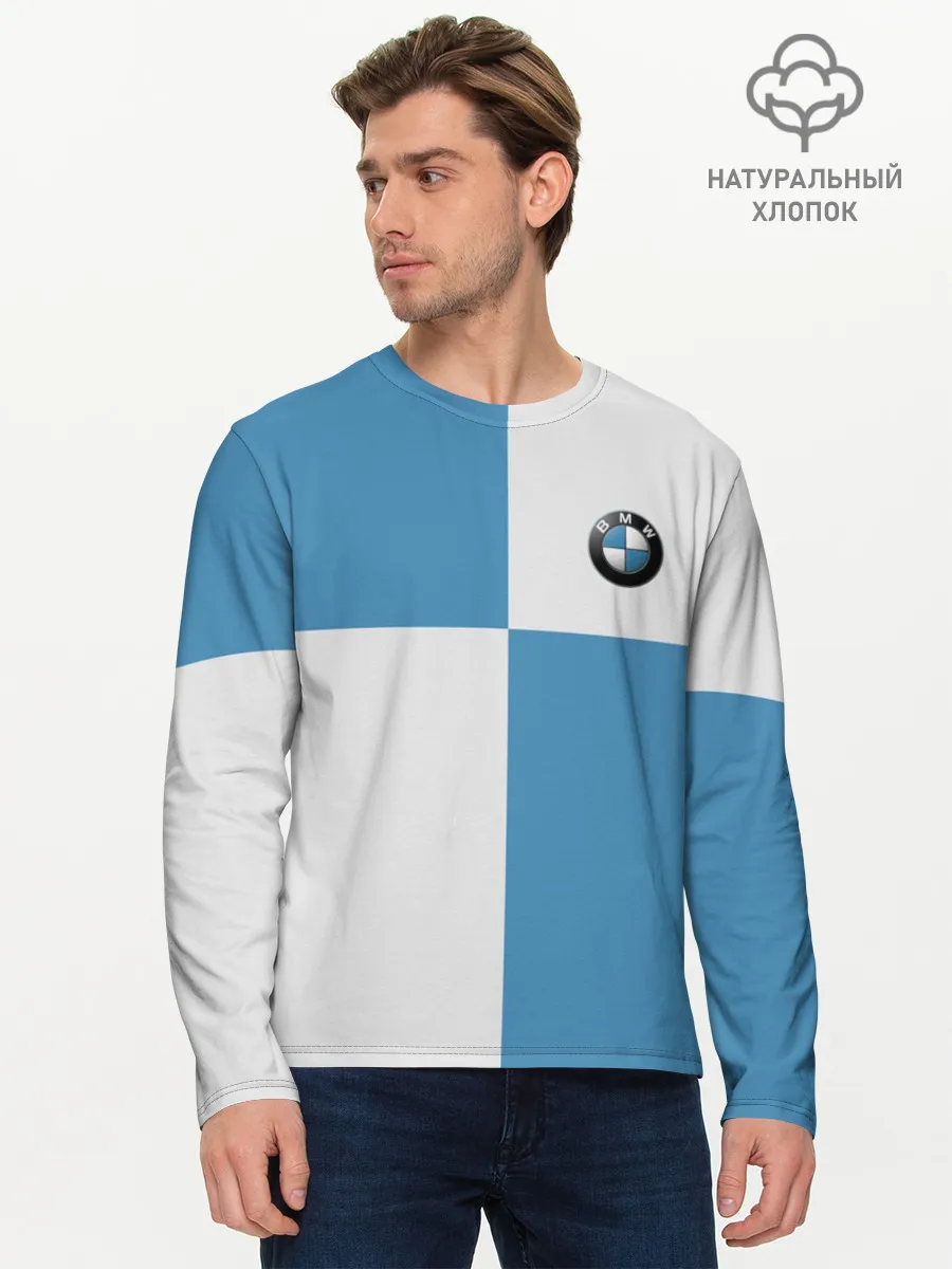 Мужской лонгслив базовый / BMW