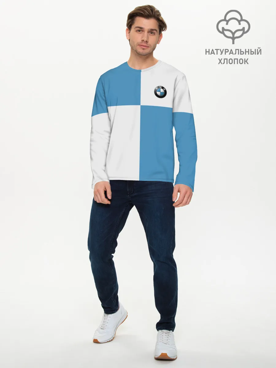 Мужской лонгслив базовый / BMW