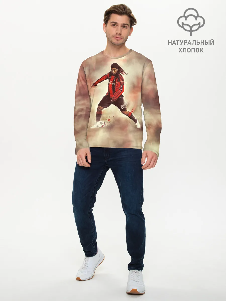 Мужской лонгслив базовый / Ronaldinho