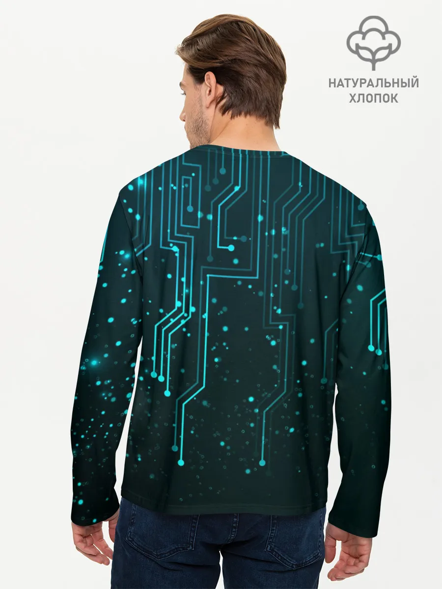 Мужской лонгслив базовый / В стиле Трон новое поколения
