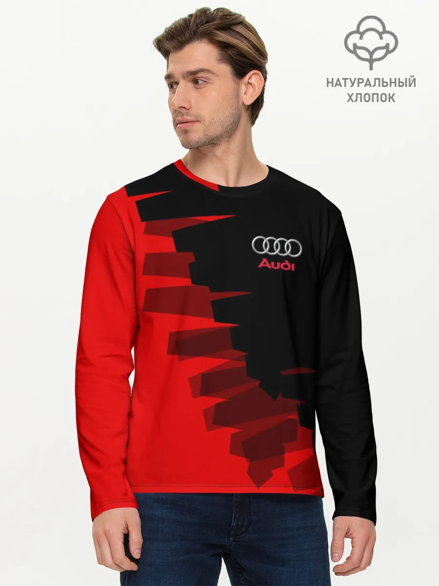 Мужской лонгслив базовый / AUDI SPORT