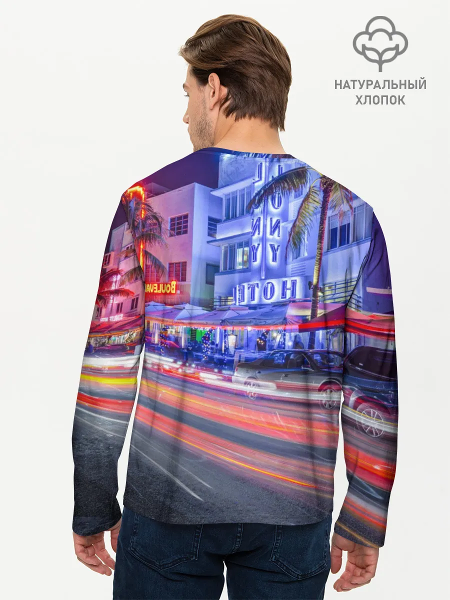 Мужской лонгслив базовый / Никита в стиле GTA