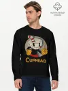 Мужской лонгслив базовый / Cuphead