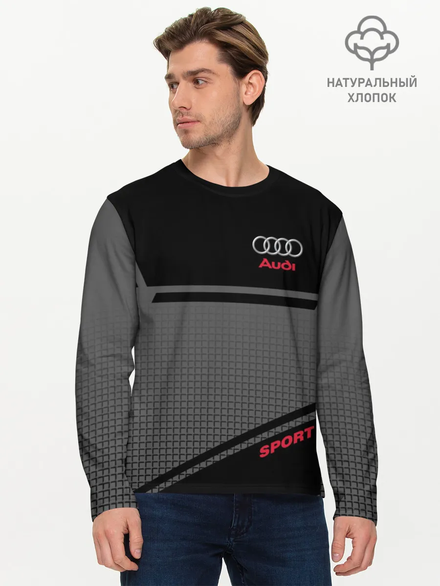 Мужской лонгслив базовый / AUDI SPORT