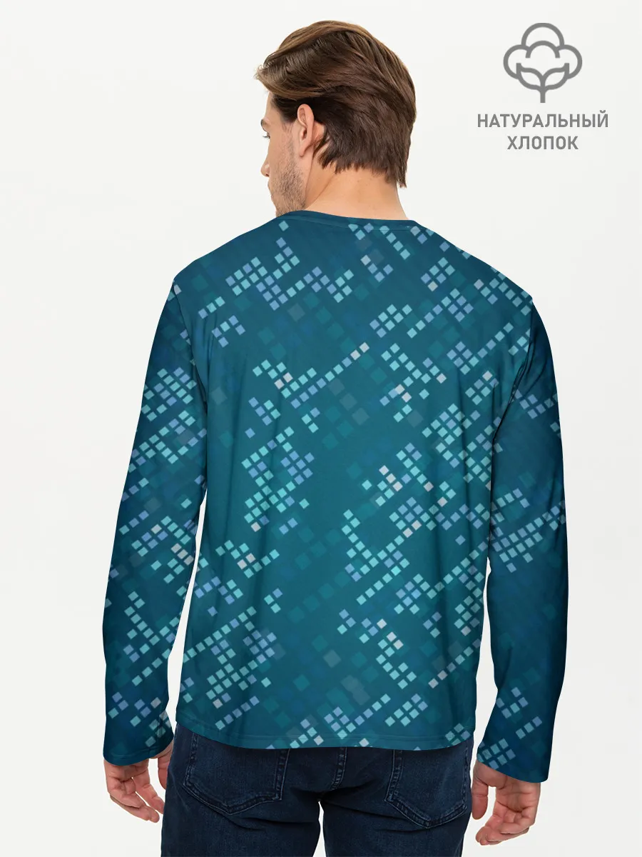 Мужской лонгслив базовый / Голограмма