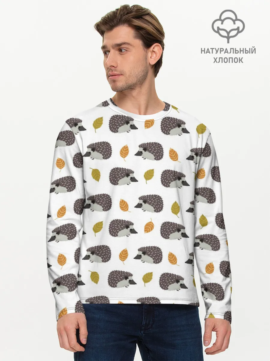 Мужской лонгслив базовый / чего такой колючий?