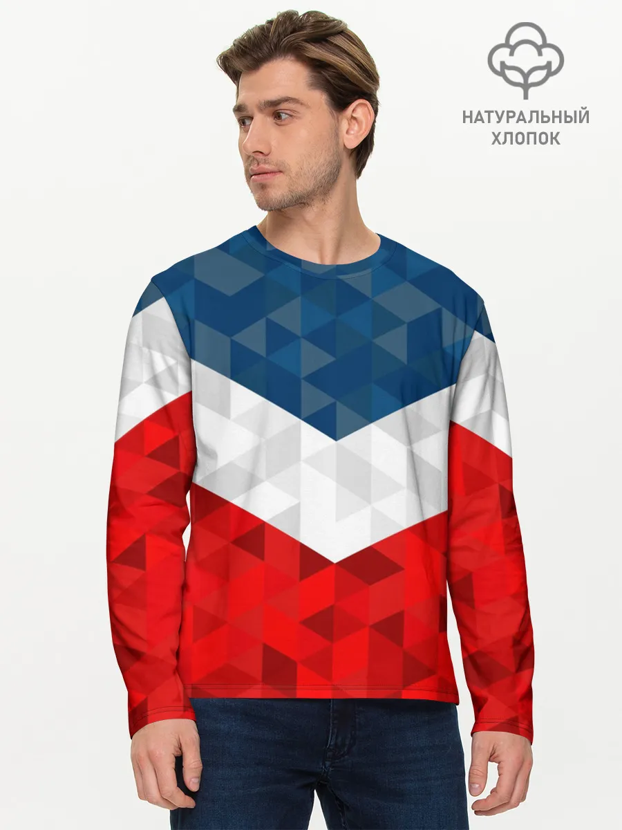 Мужской лонгслив базовый / Форма России