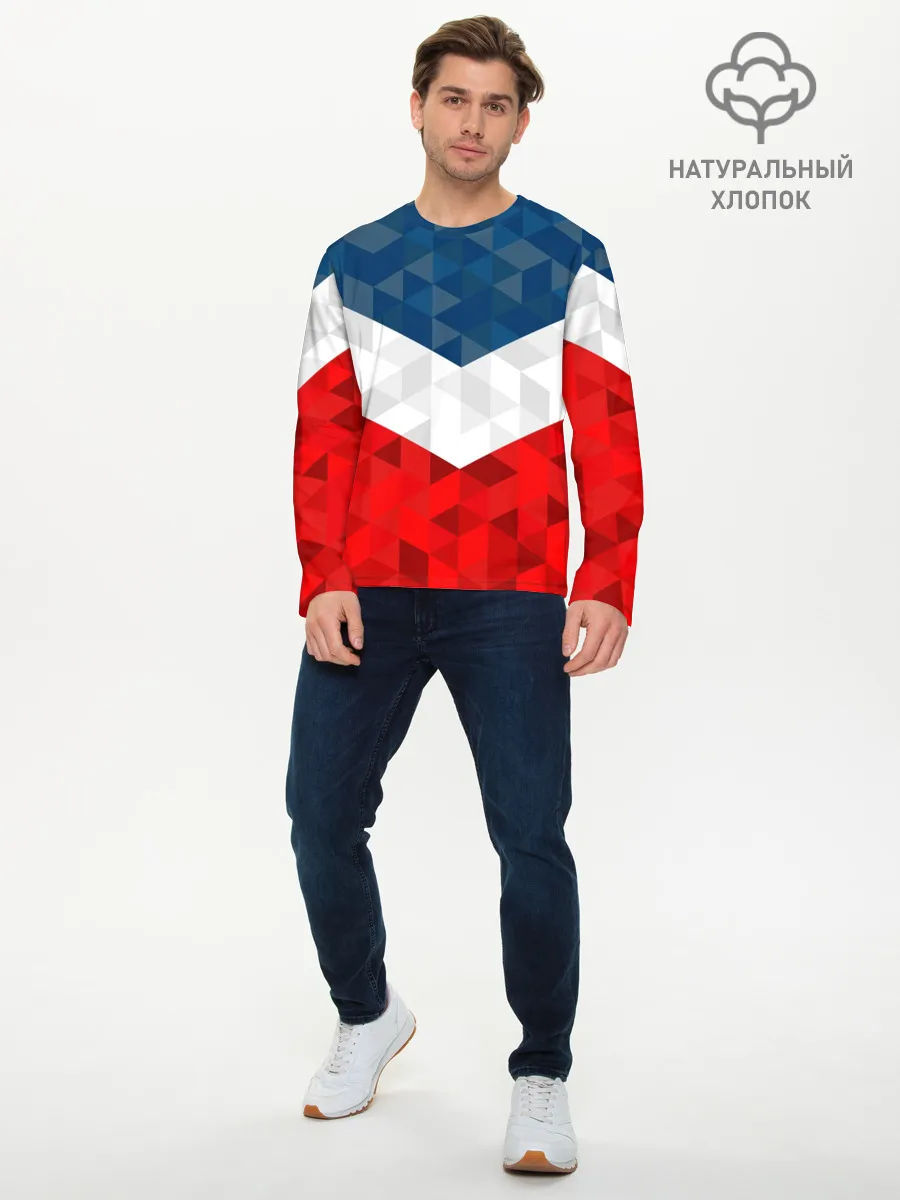 Мужской лонгслив базовый / Форма России