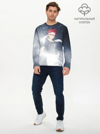 Мужской лонгслив базовый / Shokugeki no Souma