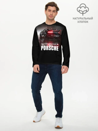 Мужской лонгслив базовый / Porsche GTstreet R