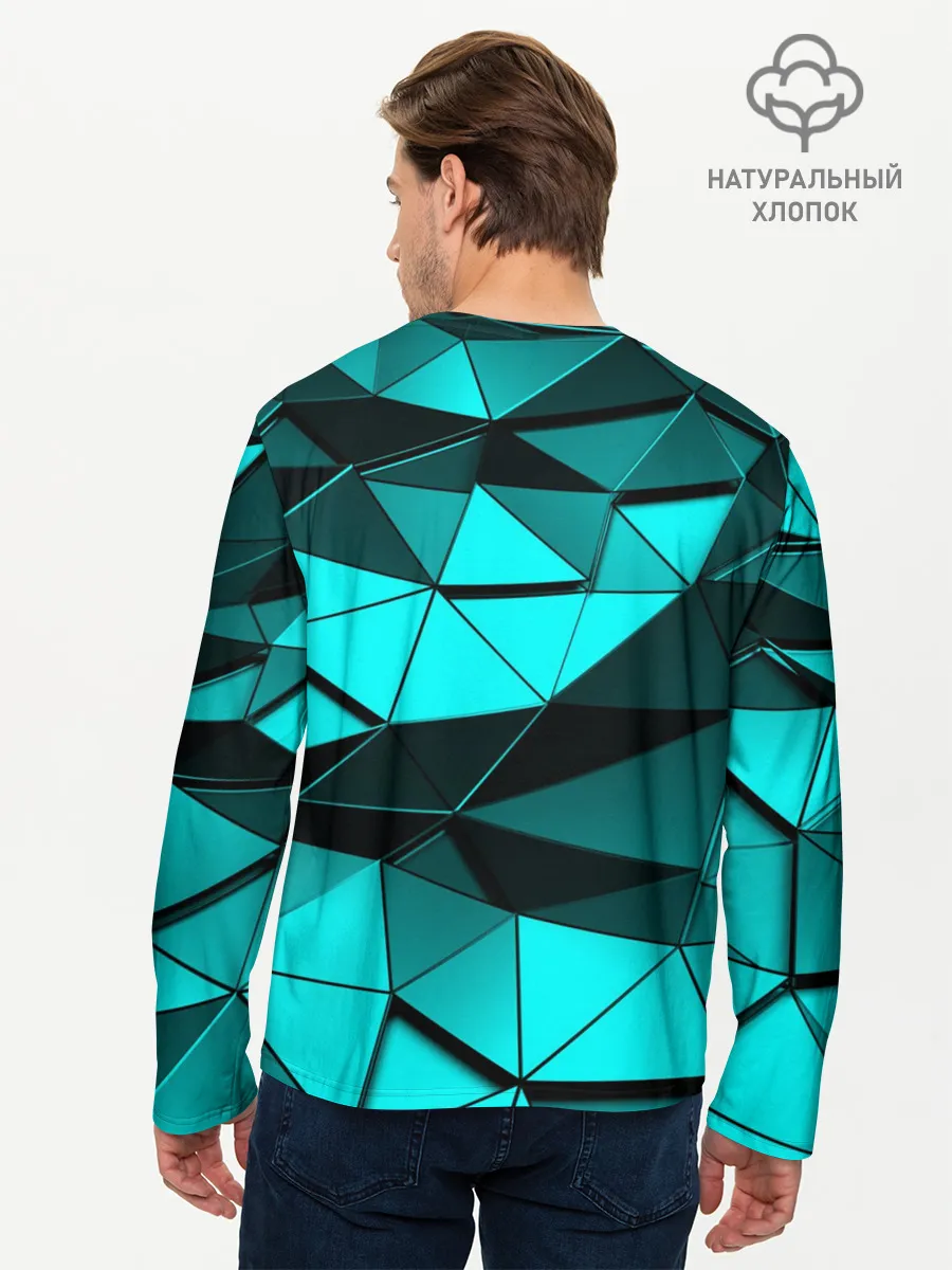 Мужской лонгслив базовый / Metalic collection