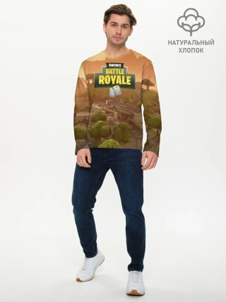 Мужской лонгслив базовый / Fortnite Battle Royale