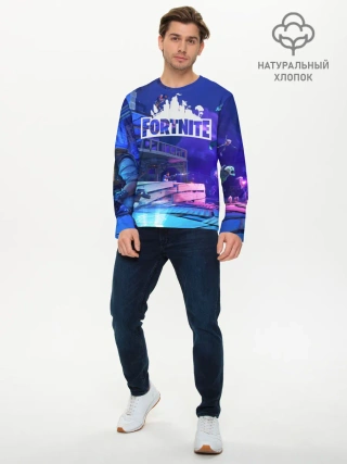 Мужской лонгслив базовый / Fortnite