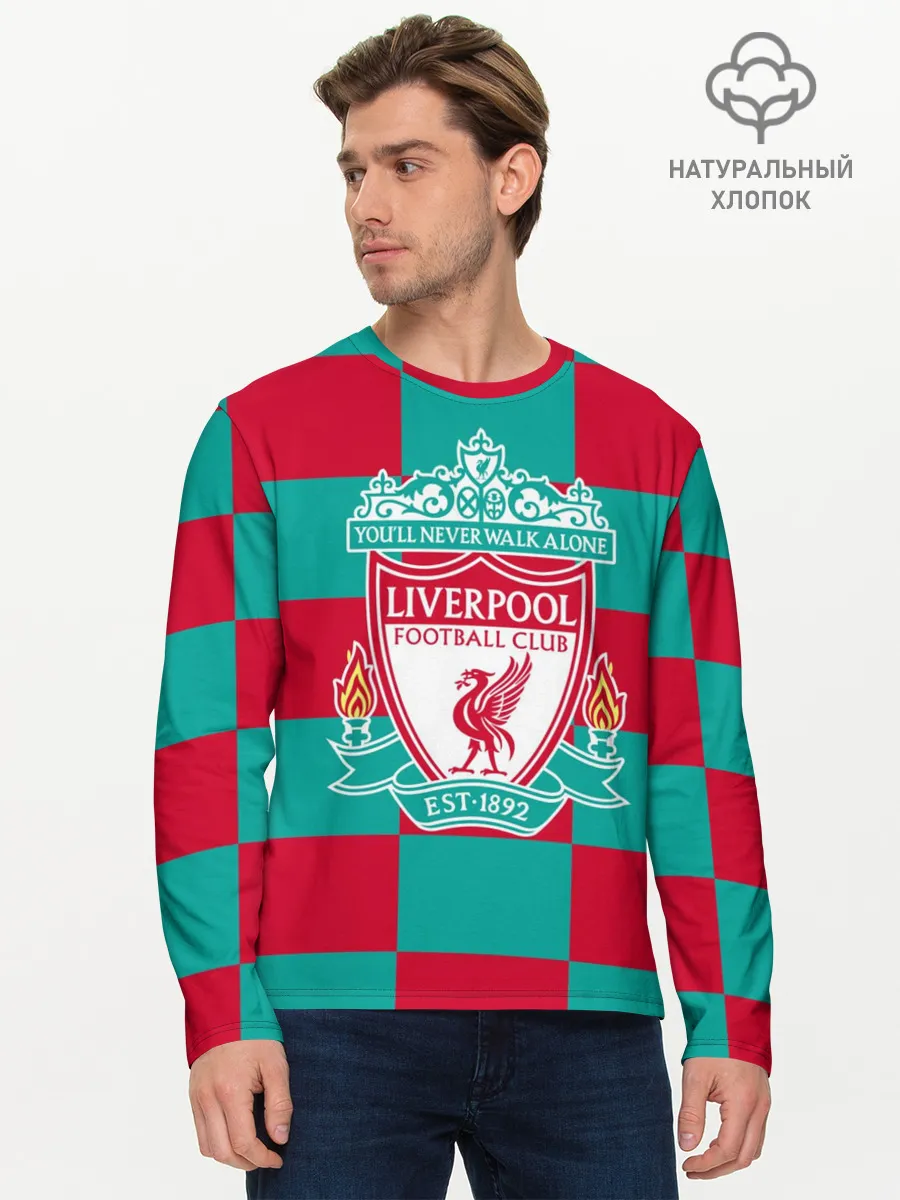 Мужской лонгслив базовый / ФК Ливерпуль