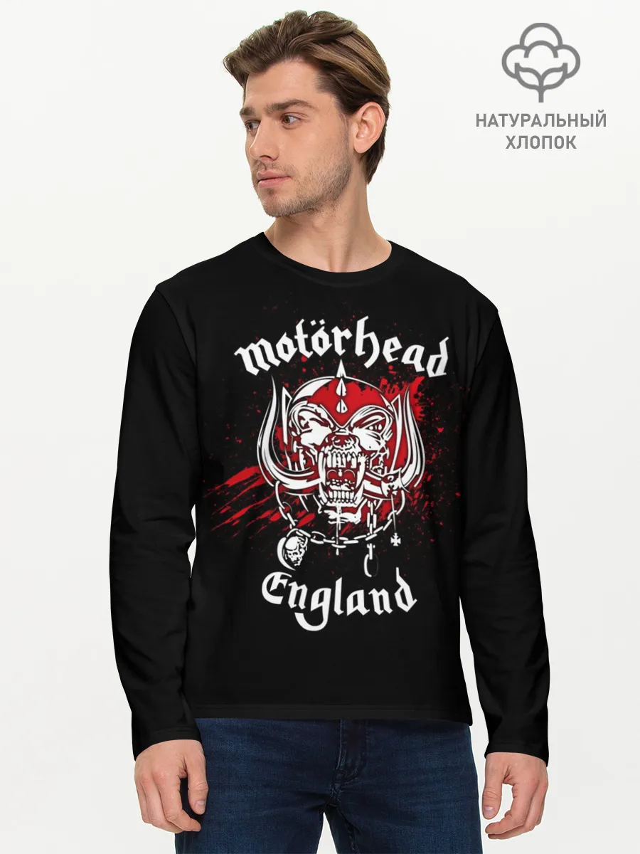 Мужской лонгслив базовый / Motorhead