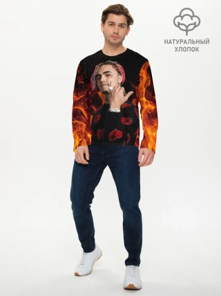 Мужской лонгслив базовый / Lil Pump - 103