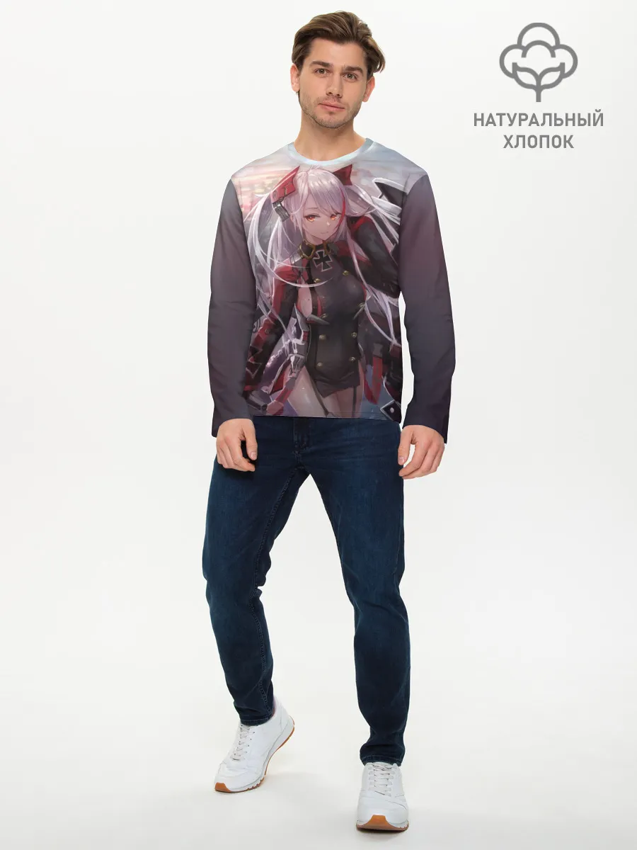 Мужской лонгслив базовый / Dark