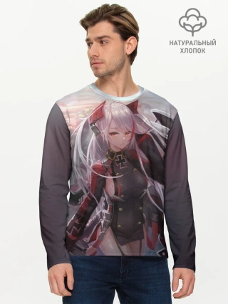 Мужской лонгслив базовый / Dark