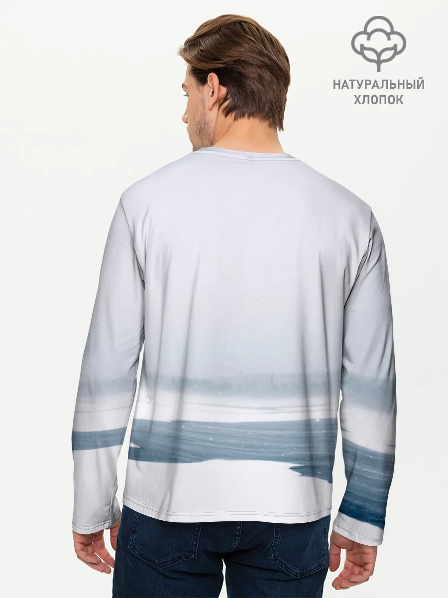 Мужской лонгслив базовый / Сибирь