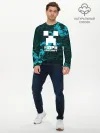 Мужской лонгслив базовый / Марк в стиле Minecraft