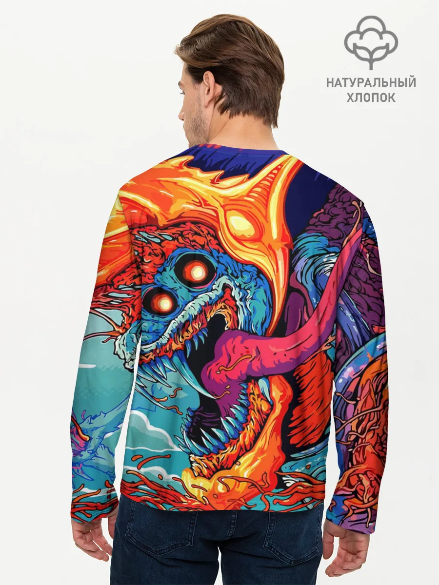 Мужской лонгслив базовый / Никита в стиле CS GO