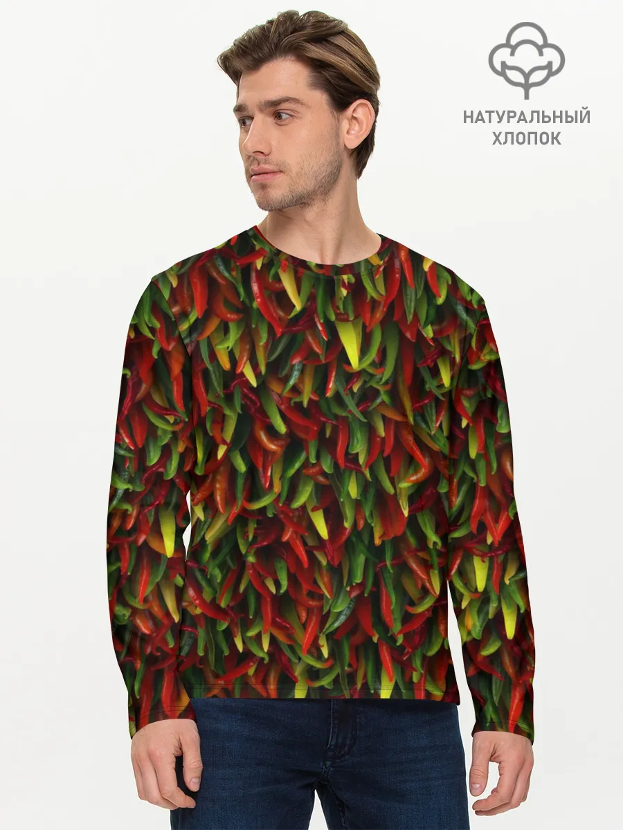 Мужской лонгслив базовый / Перчики