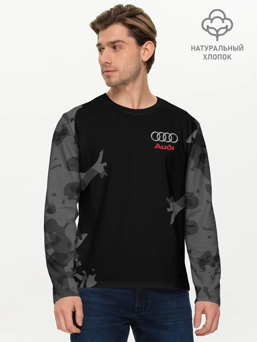 Мужской лонгслив базовый / AUDI SPORT