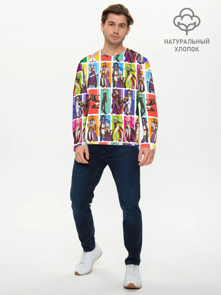 Мужской лонгслив базовый / Code Geass_5