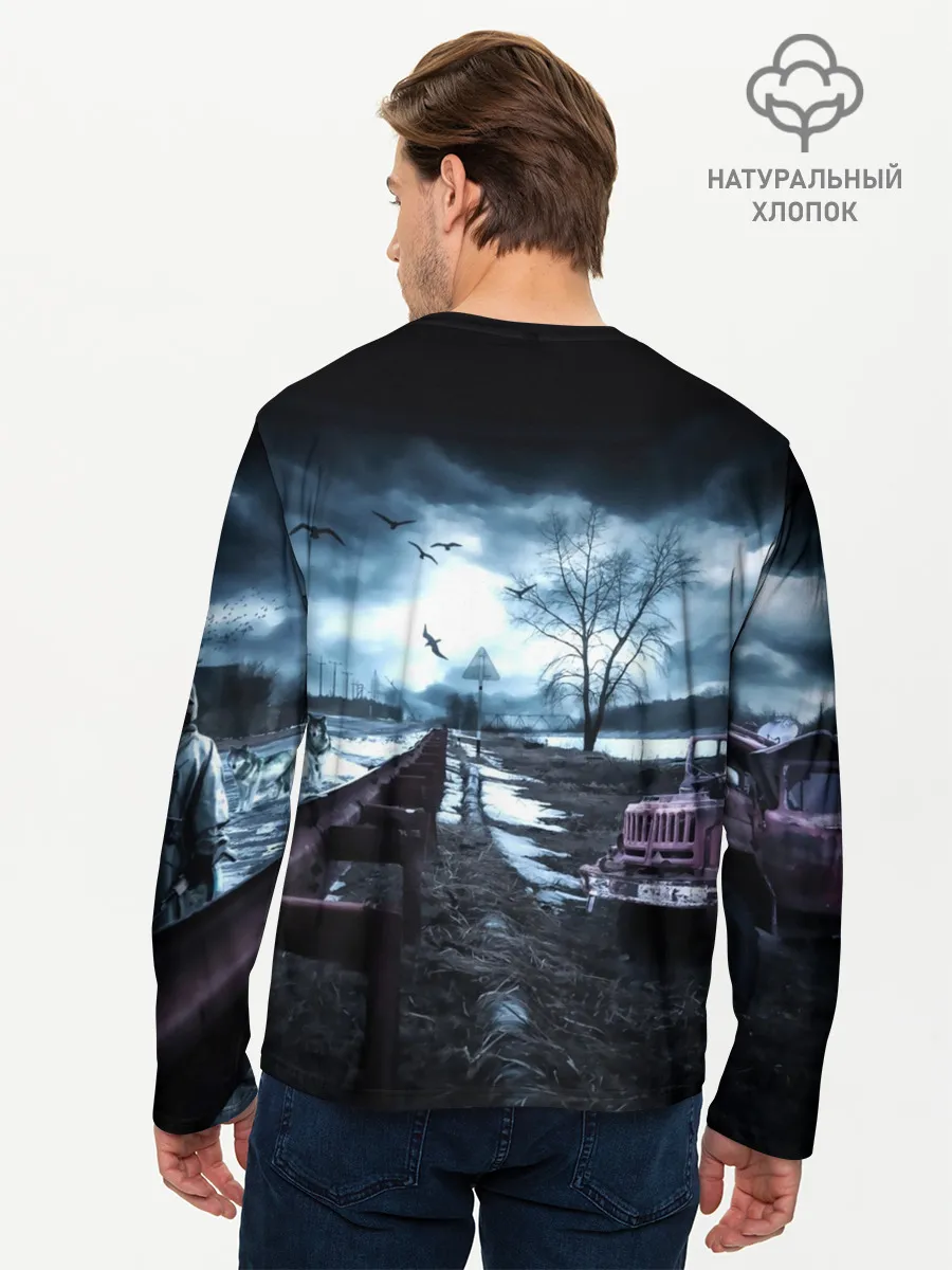 Мужской лонгслив базовый / S.T.A.L.K.E.R. - Г.Е.Р.М.А.Н.
