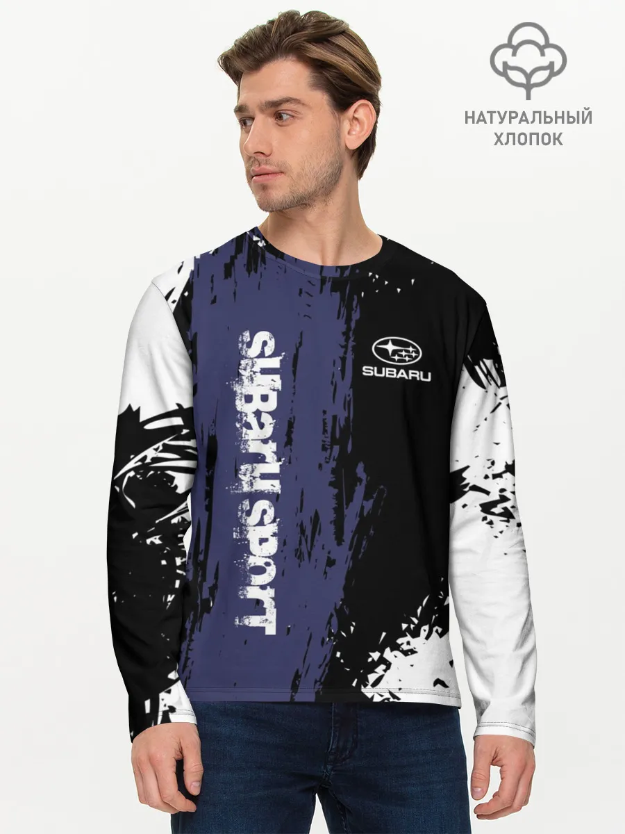 Мужской лонгслив базовый / SUBARU | СУБАРУ