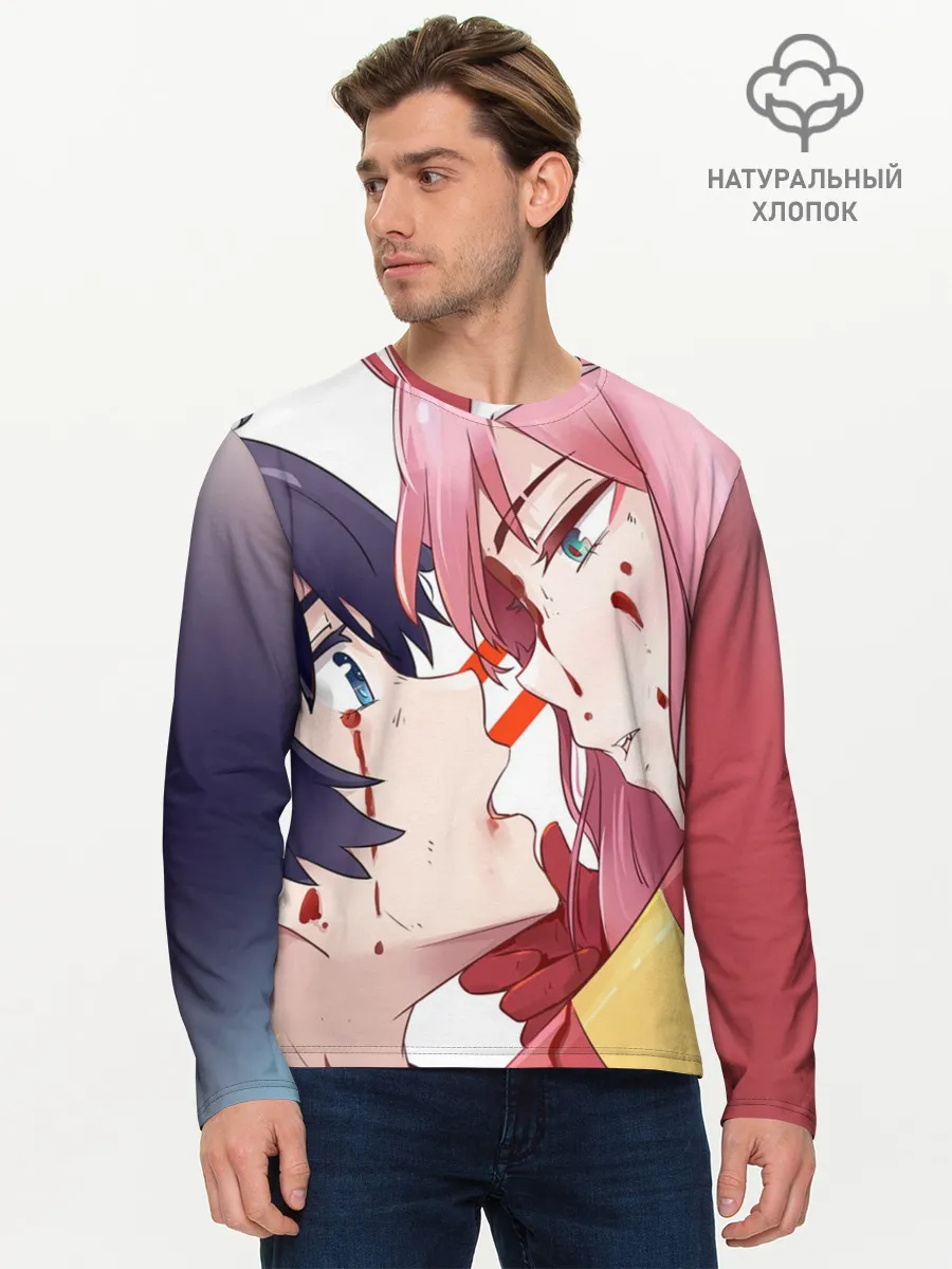 Мужской лонгслив базовый / Darling kiss