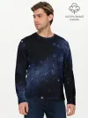Мужской лонгслив базовый / Звёздное небо