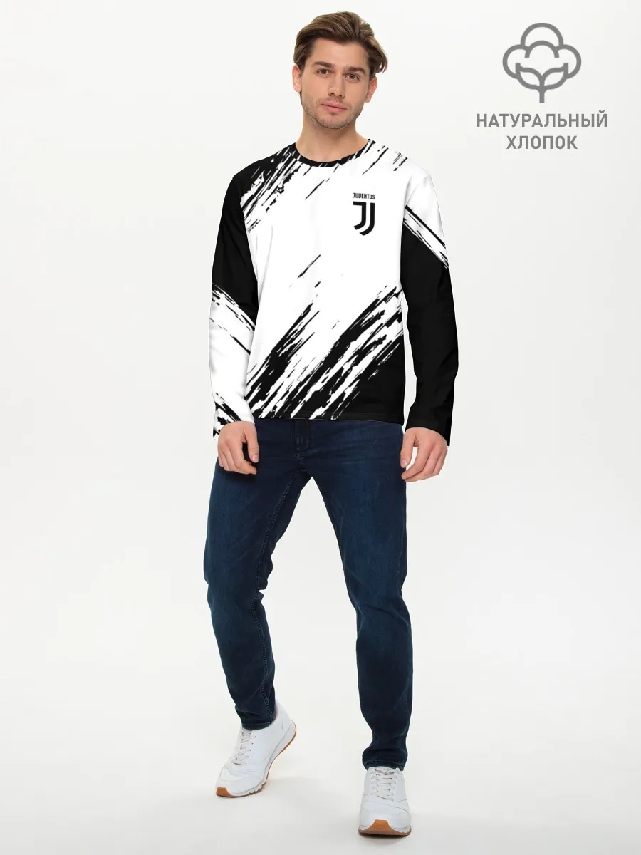 Мужской лонгслив базовый / JUVENTUS / ЮВЕНТУС