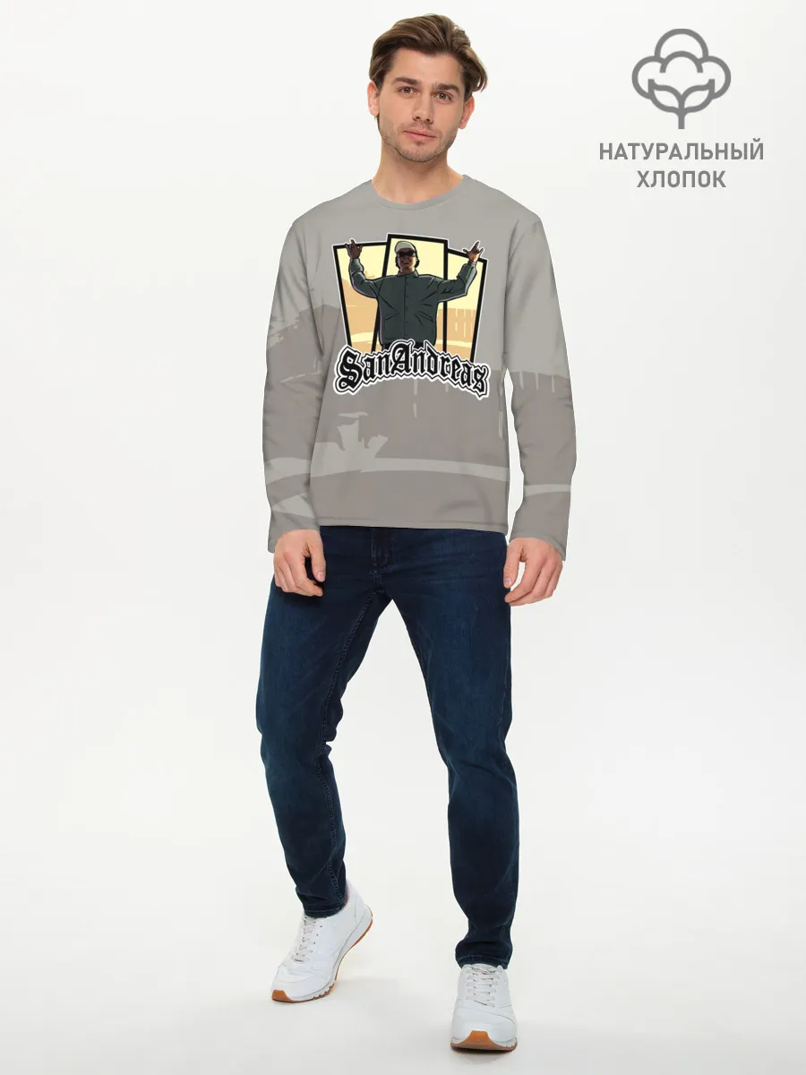 Мужской лонгслив базовый / GTA SA - Райдер v2