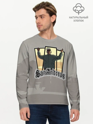 Мужской лонгслив базовый / GTA SA - Райдер v2