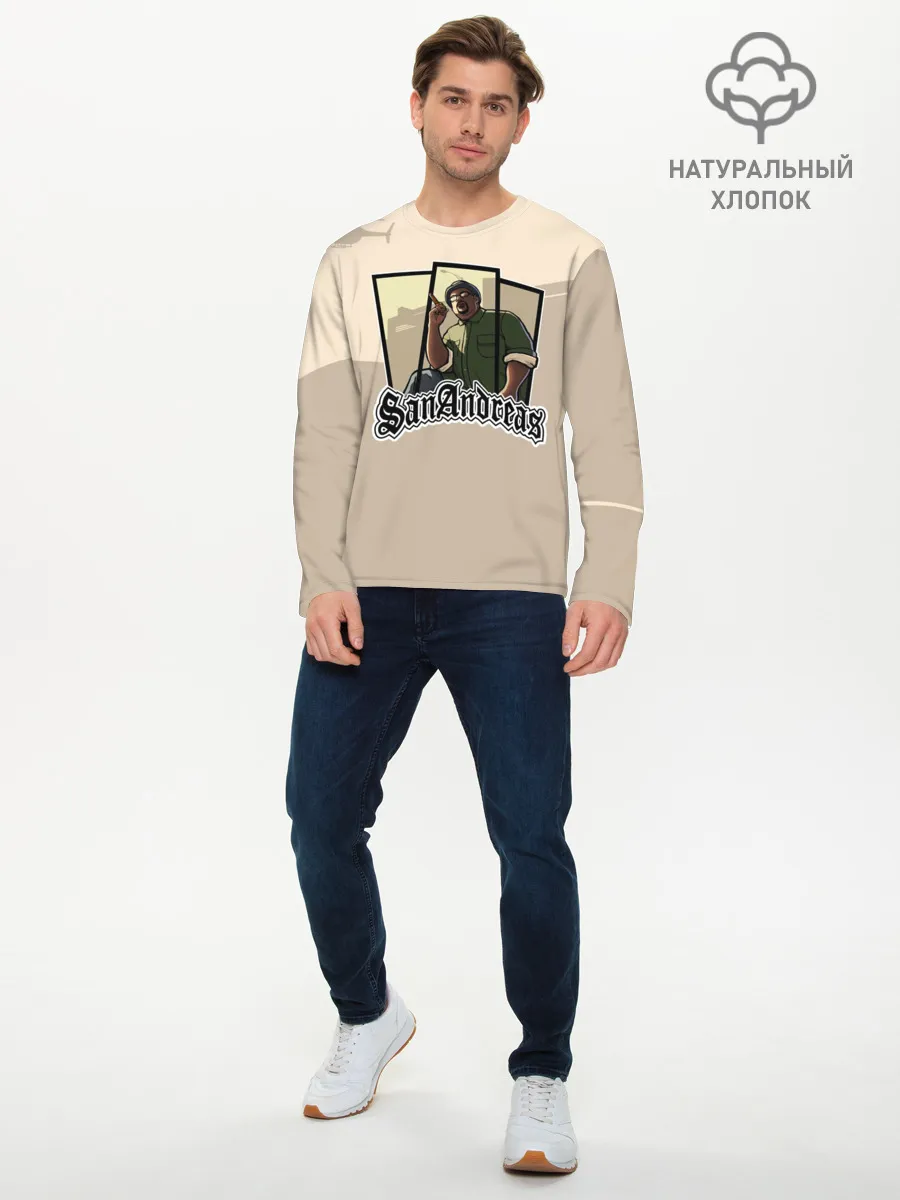 Мужской лонгслив базовый / GTA SA - Big Smoke
