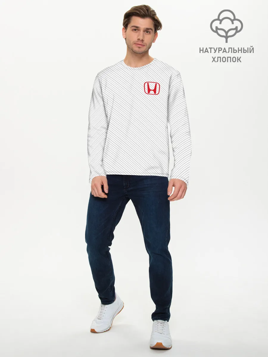 Мужской лонгслив базовый / HONDA SPORT