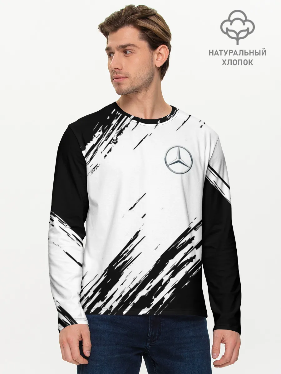 Мужской лонгслив базовый / MERCEDES BENZ SPORT