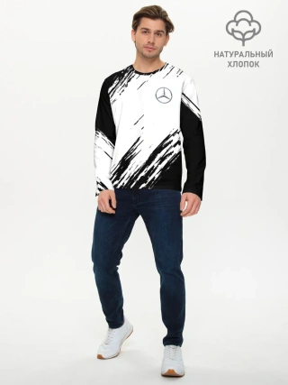 Мужской лонгслив базовый / MERCEDES BENZ SPORT