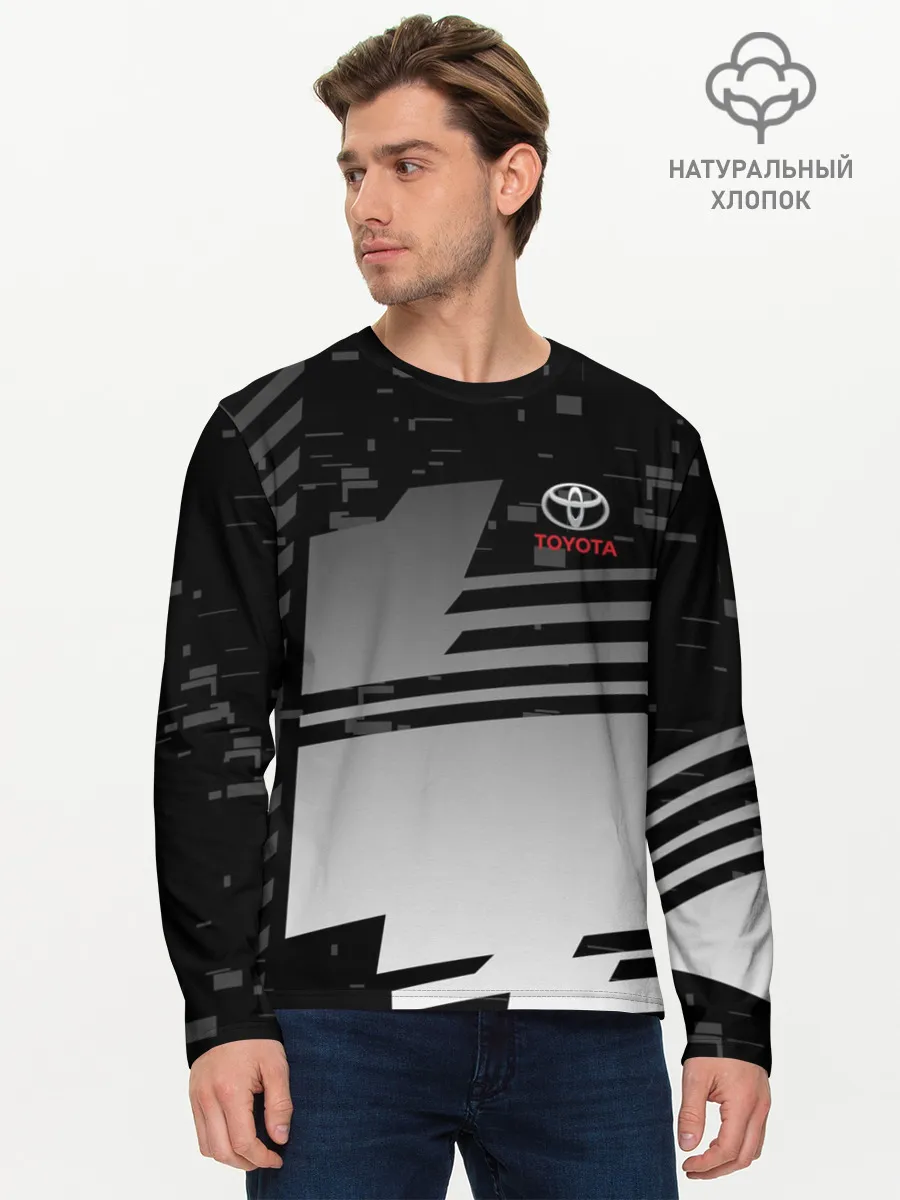 Мужской лонгслив базовый / TOYOTA SPORT