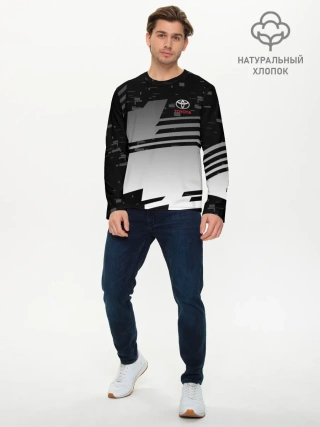 Мужской лонгслив базовый / TOYOTA SPORT