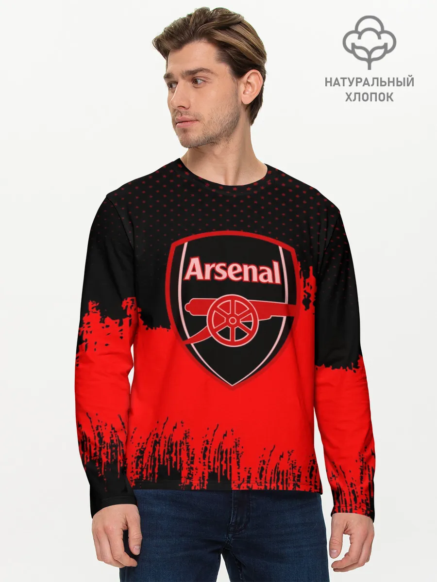 Мужской лонгслив базовый / FC Arsenal Original uniform