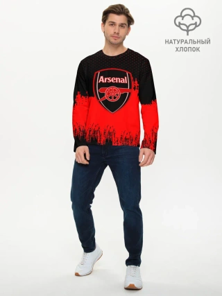 Мужской лонгслив базовый / FC Arsenal Original uniform