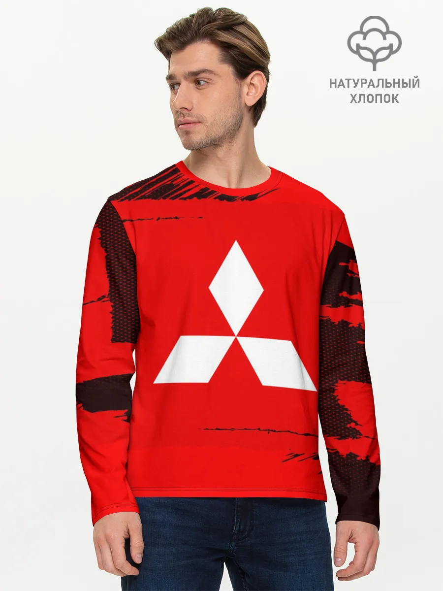 Мужской лонгслив базовый / Mitsubishi SPORT