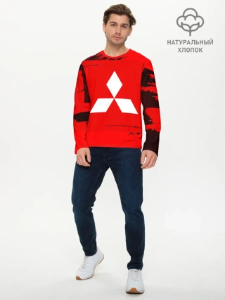 Мужской лонгслив базовый / Mitsubishi SPORT