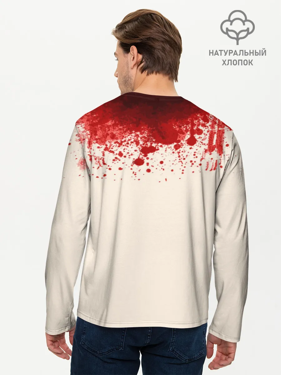 Мужской лонгслив базовый / Аннушка разлила масло
