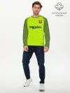 Мужской лонгслив базовый / Месси Форма Новая Away 18/19