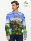 Мужской лонгслив базовый / Лев - Minecraft