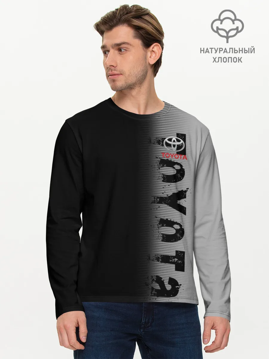Мужской лонгслив базовый / TOYOTA SPORT