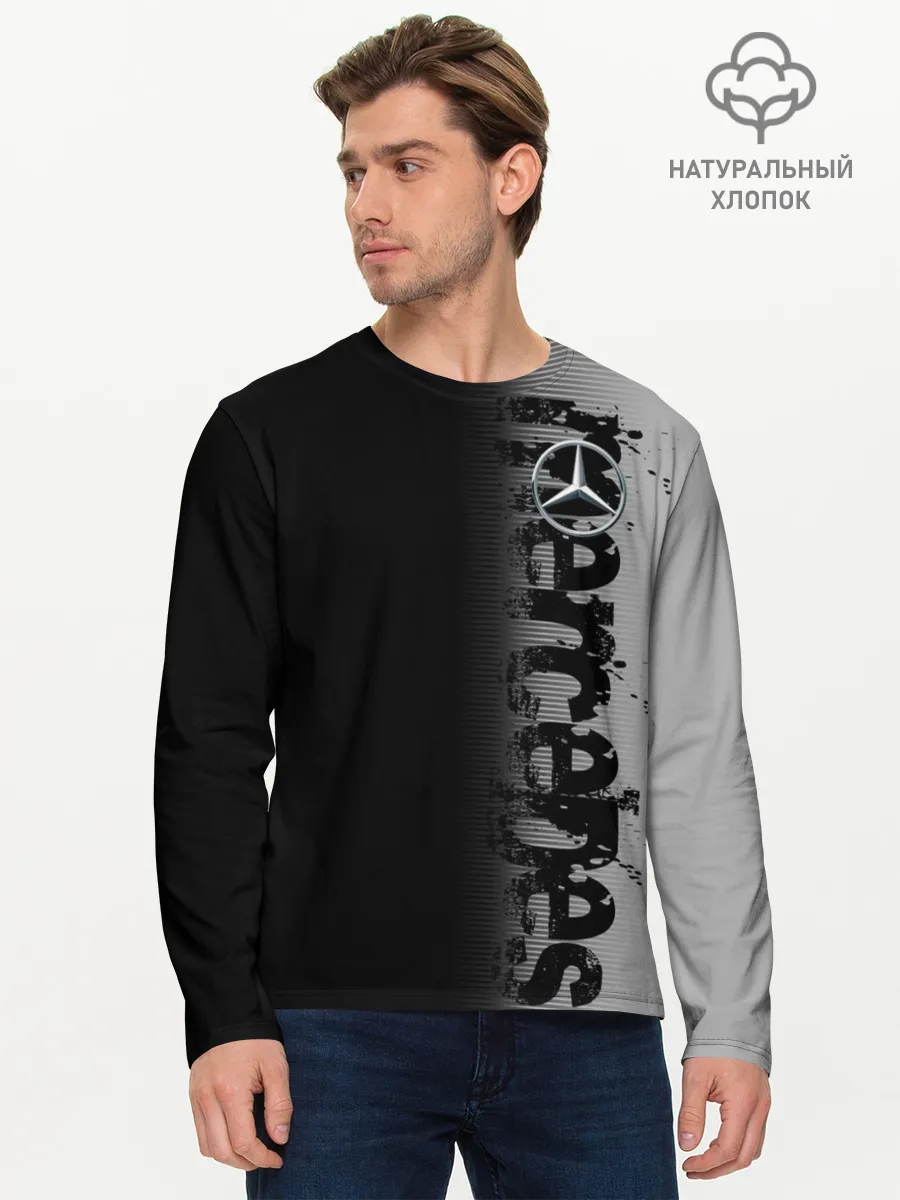 Мужской лонгслив базовый / MERCEDES BENZ SPORT